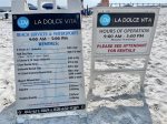 La Dolce Vita Beach Service - Cost not Included - Pricing